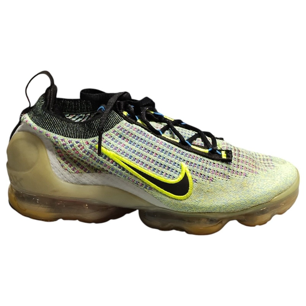 Nike Air Vapormax 2021 Flyknit Running Shoes Mens 8.5 Multi Lace Up DX3368-700